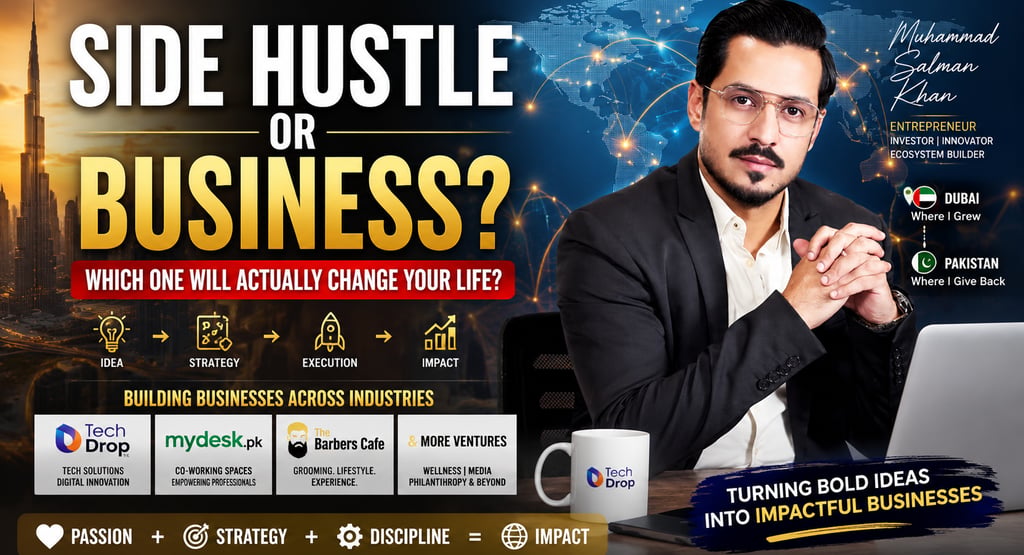 Side Hustle or Business? Which One Will Actually Change Your Life?