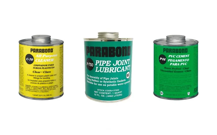 Tangit PVC-U and PVC-C pipe adhesive products used for plumbing systems in the UAE