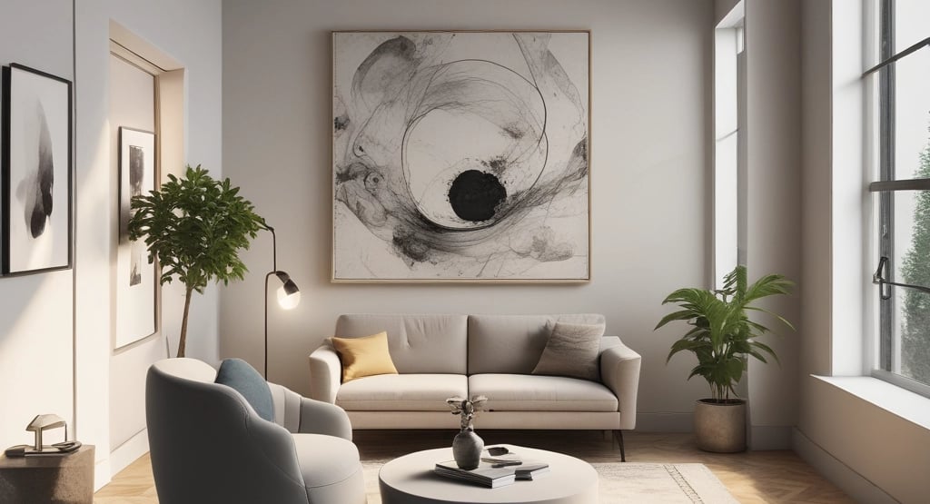 A blurry orange and yellow background with a white background