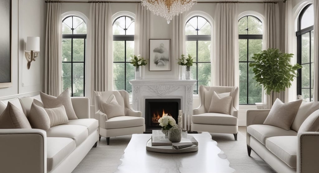 Ornate staircase viewed from above