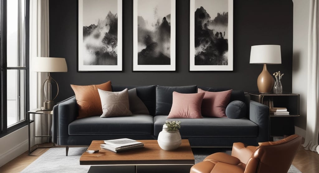 Bright living room with modern inventory