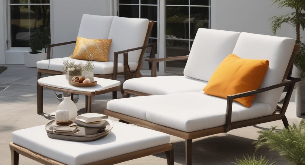 white and brown wooden frame