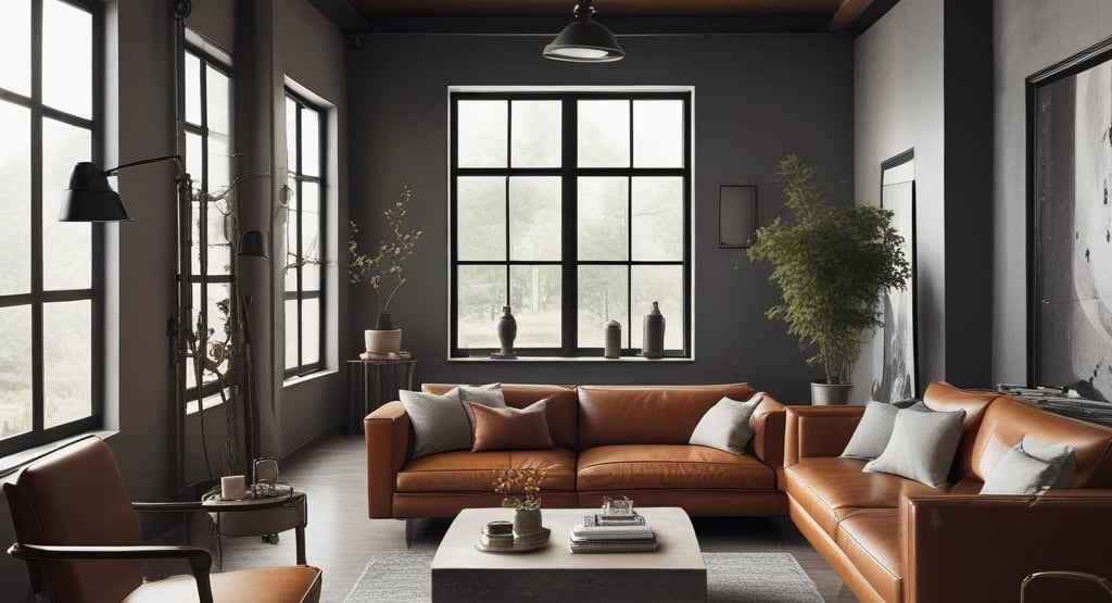 a black rectangular device with a white label on a green surface