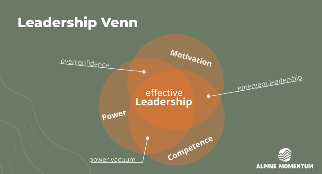 The leadership Venn model, aligning motivation, power and competence