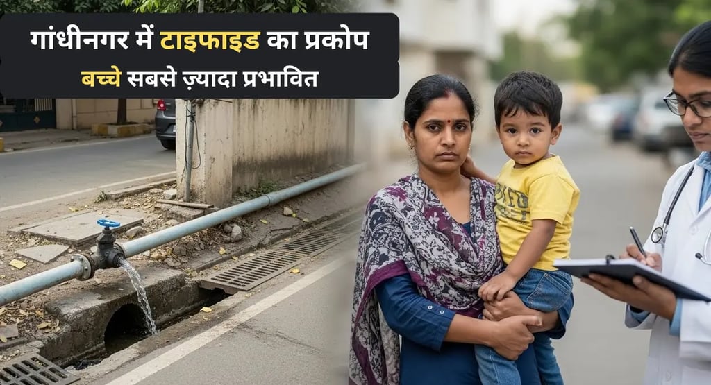 Typhoid outbreak in Gandhinagar affects children as contaminated water pipelines spread disease now