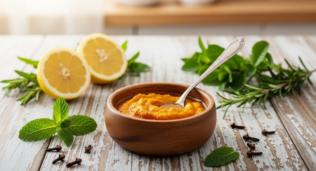 Turmeric-lemon-slices-and-herbs-natural-immunity-home-remedies