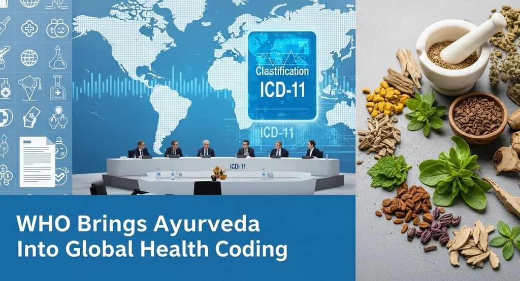 WHO integrates Ayurveda, Siddha and Unani into ICD-11, marking global recognition of Indian medicine