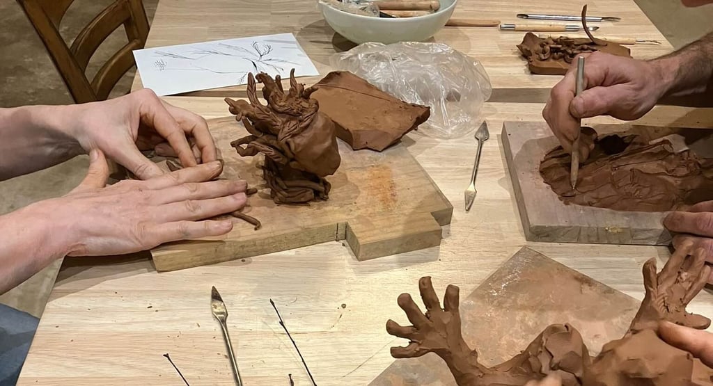 atelier modelage avec Zaurel