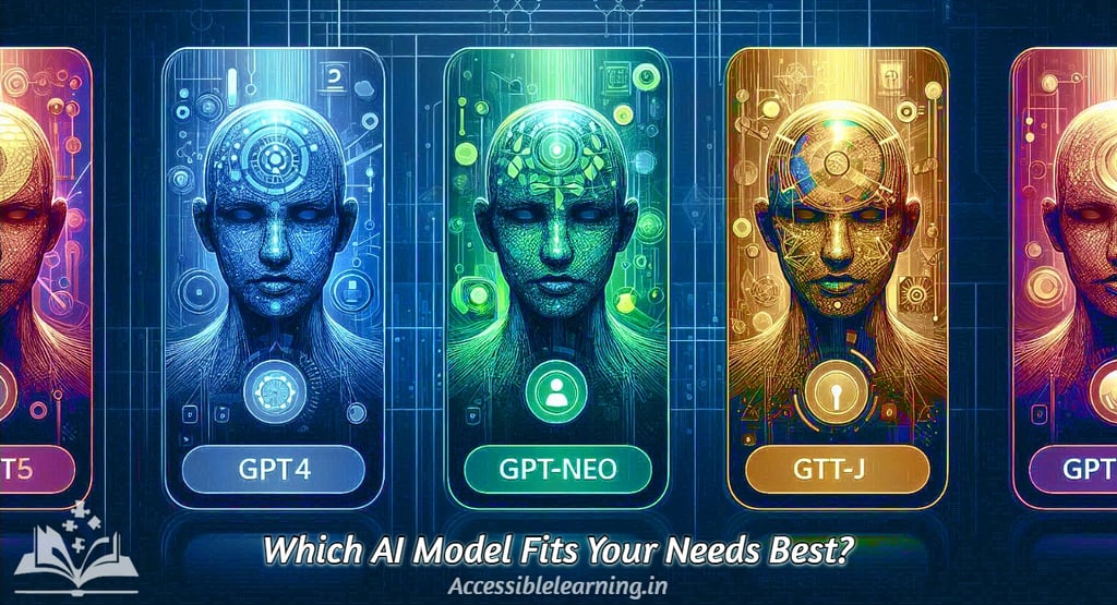 GPT-4 vs GPT-Neo vs GPT-J: Which AI Model Fits Your Needs Best?