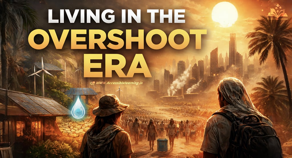 Living in the Overshoot Era: Extreme Heat, Radical Adaptation, and the Future of Civilization
