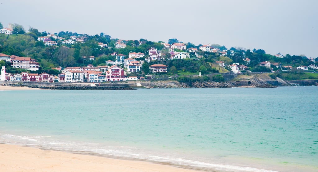 Beautiful beach at Saint Jean de luz, France