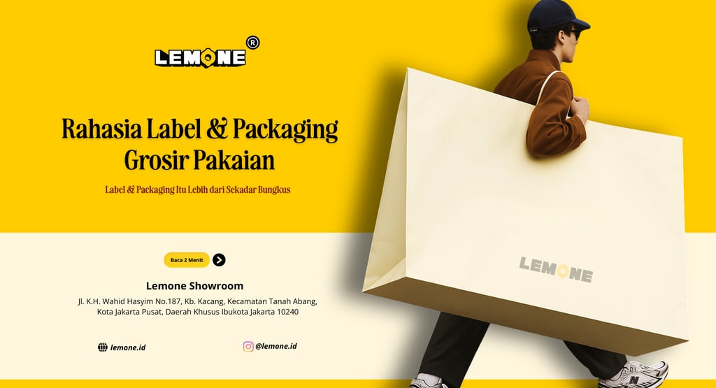 Rahasia Label & Packaging Grosir Pakaian | Lemone