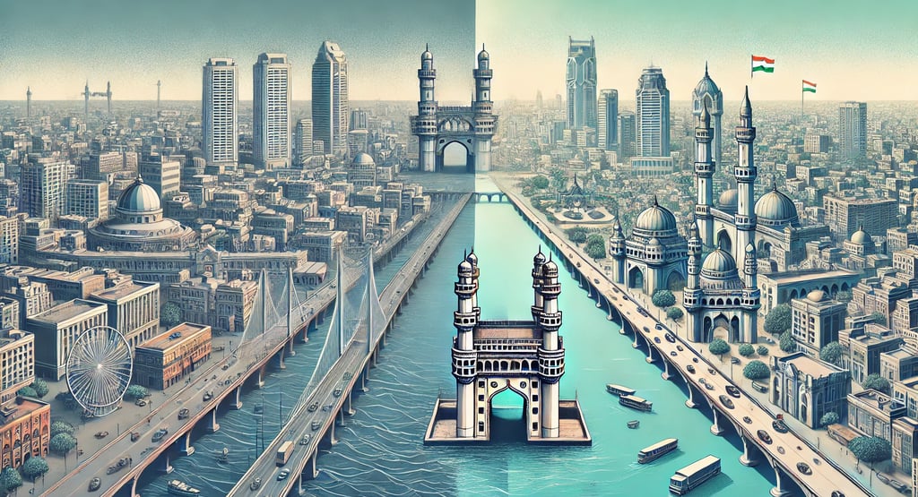 Comaprision Between living expense of Hyderabad and Bangalore