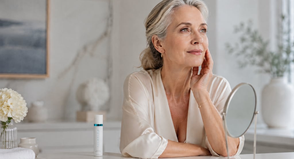 Rutină premium de îngrijire pentru pielea matură - sistemul Alavida LifeWave