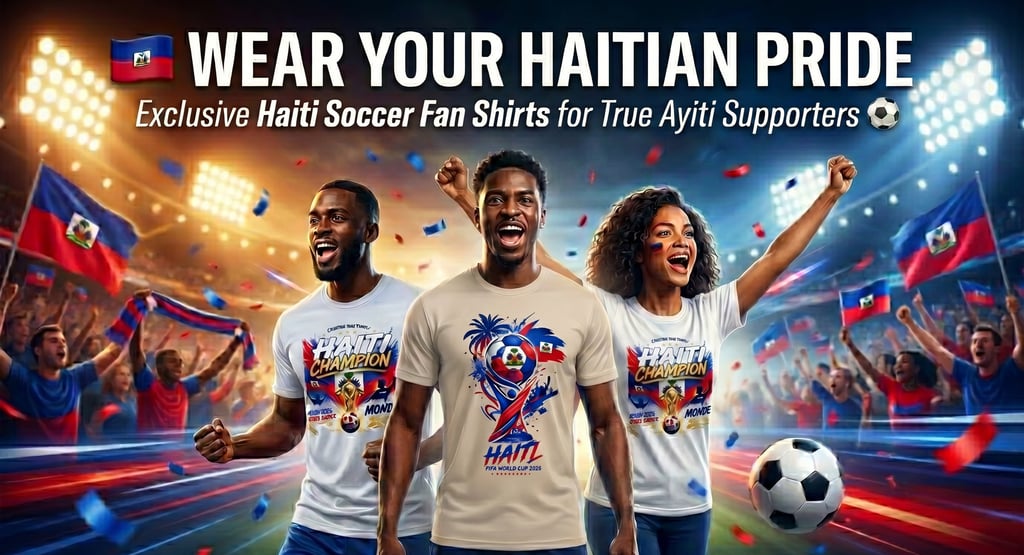soccer fan shirt Haiti, Haitian heritage shirt, Haiti supporter shirt, Haitian pride clothing
