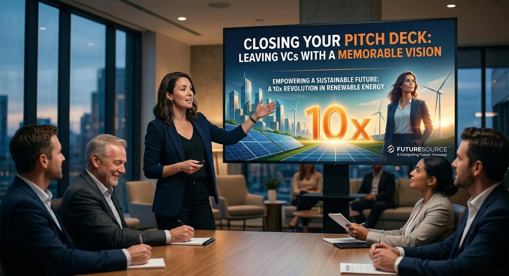 Closing Your Pitch Deck: Leaving VCs With a Memorable Vision