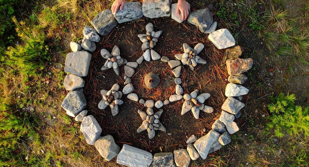 Umetnost v gozdnem vrtcu