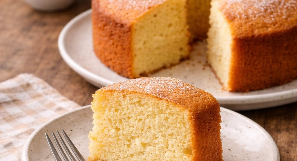 bolo simples fofinho com poucos ingredientes caseiro