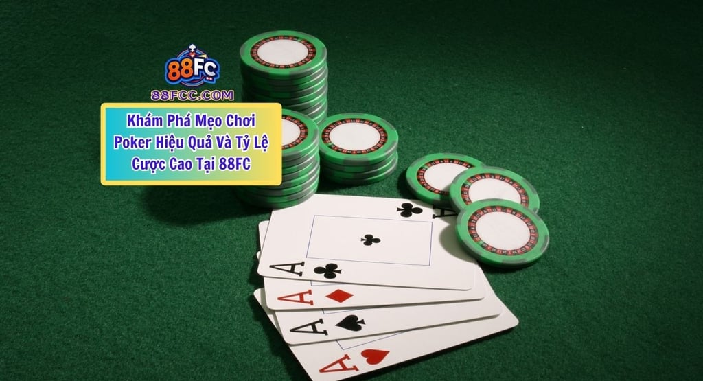 Chinh Phục Poker Tại 88FC - Cơ Hội Giành Chiến Thắng Lớn