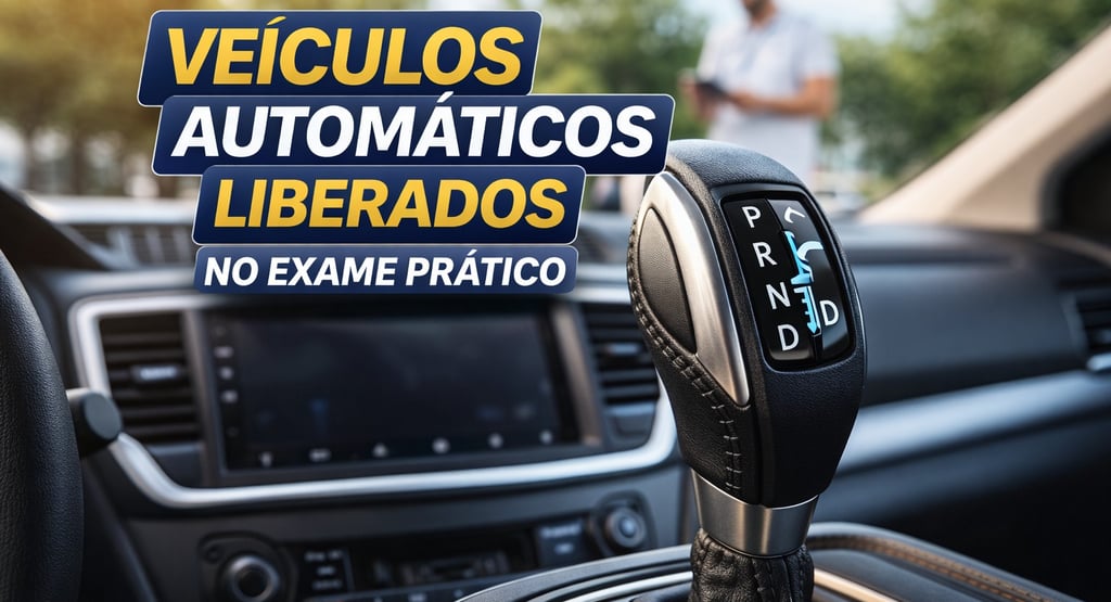 Veículos Automáticos Liberados no Exame Prático