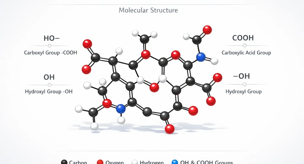 a diagram of a FULVIC acid IN SHILAJIT