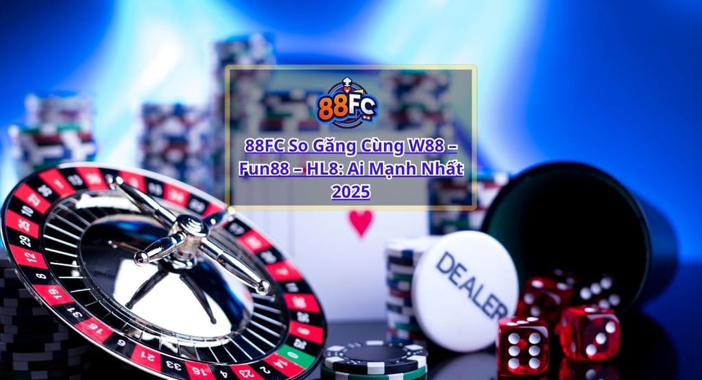 So Sánh 88FC Với W88, Fun88, HL8 – Đâu Là Nhà Cái Tốt Nhất 2025?