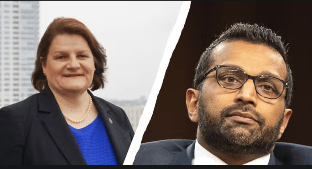 a man and woman in suits and ties