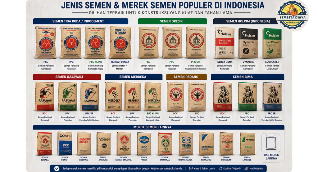 Harga semen semesta djaya