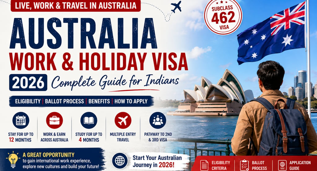 Australia Work and Holiday Visa 2026 for Indians