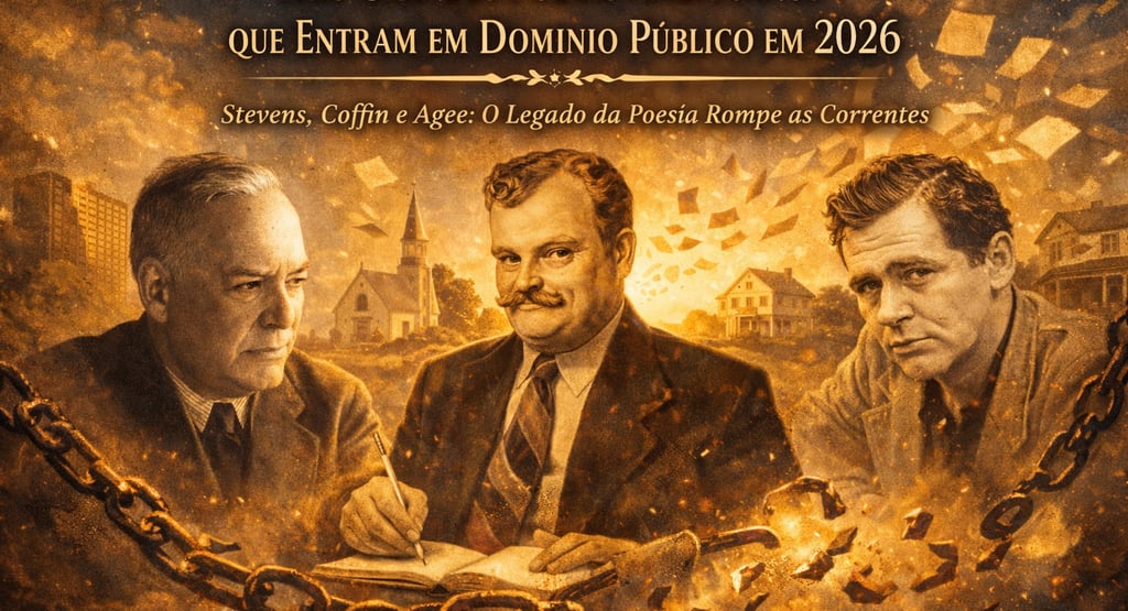 Os Mestres da Poesia: Wallace Stevens, James Agee, Robert P. Tristram Coffin