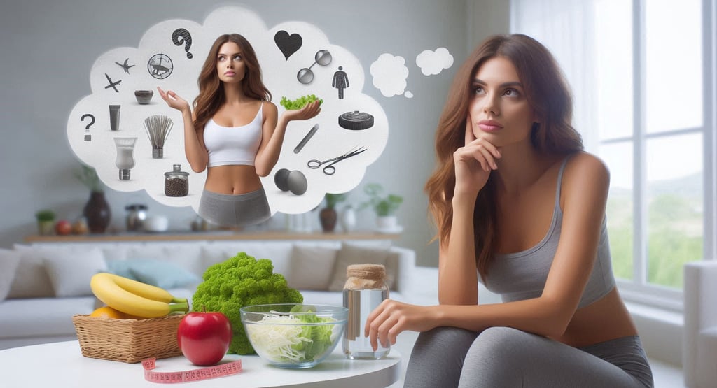 une femme assise se questionne sur la perte de poids naturelle