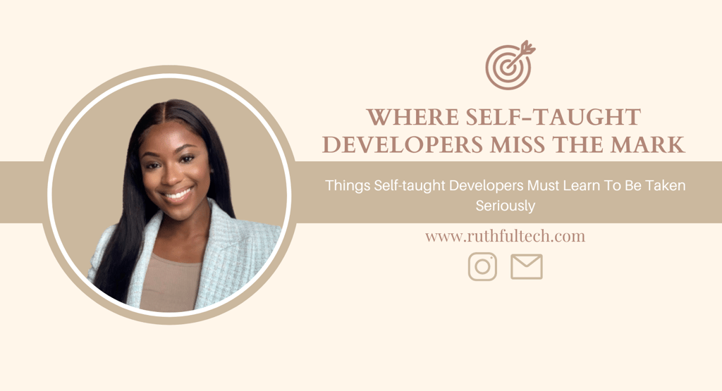 where self taught developers miss the mark
