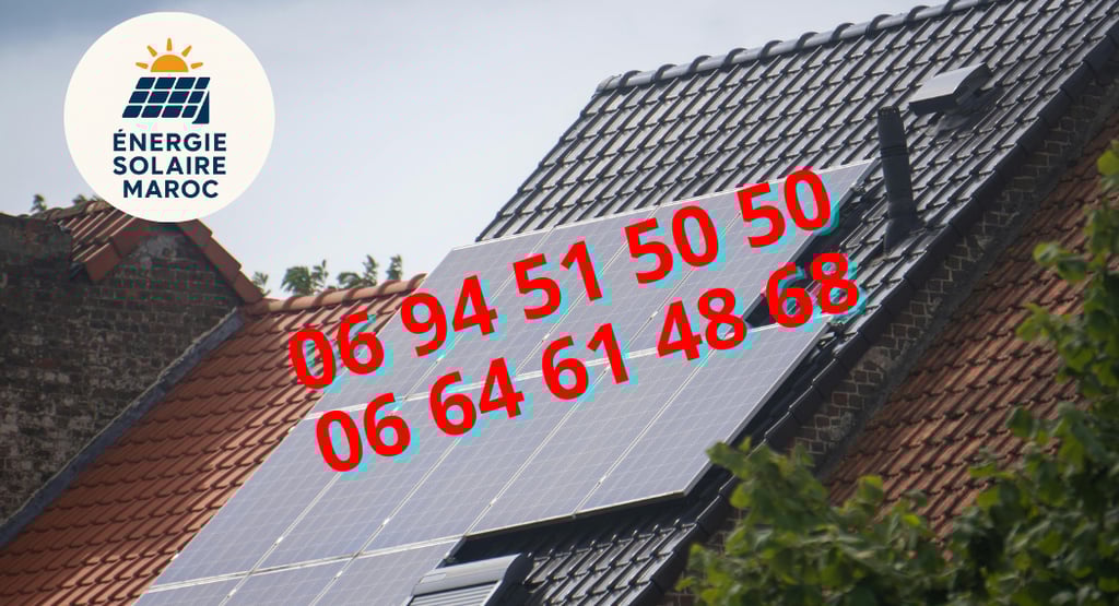 Énergie Solaire Maroc contactez 0694515050