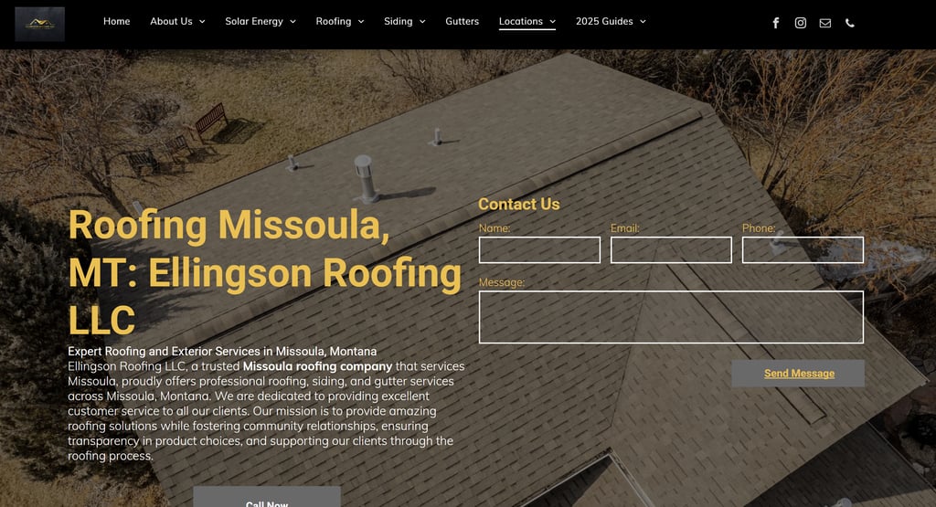 Missoula Roofing Company Ellingson Roofing LLC