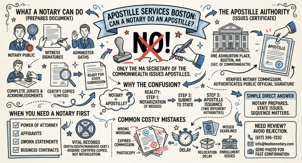 Can a notary do an apostille?