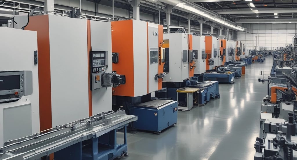 Modern manufacturing facility with state-of-the-art capital equipment and machinery eligible