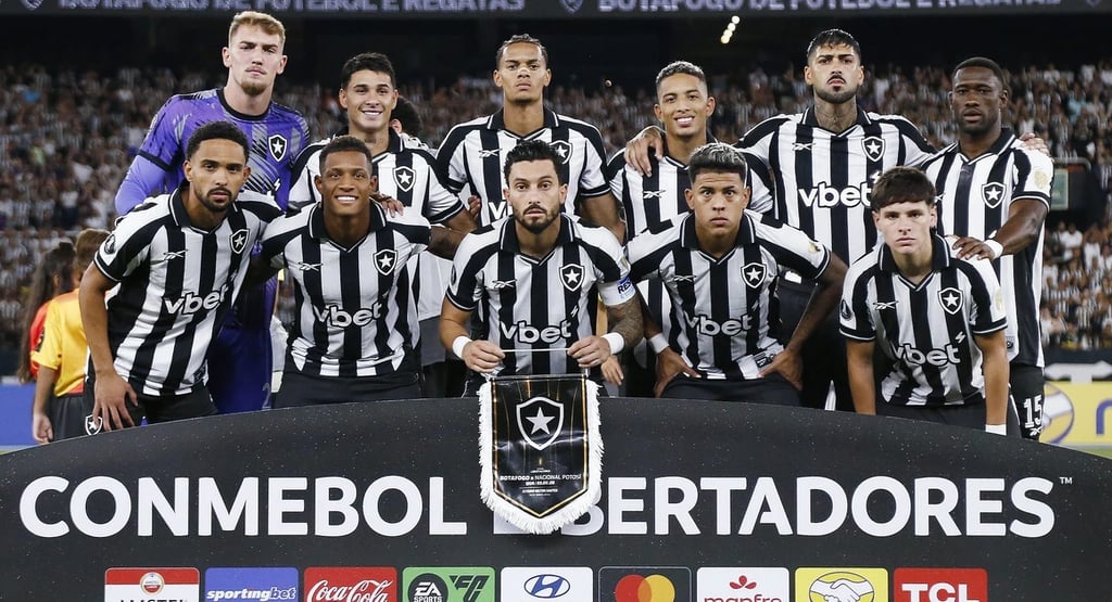 Foto oficial do time do Botafogo na libertadores 2026