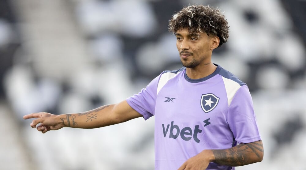 Cristian Medina treinando Botafogo