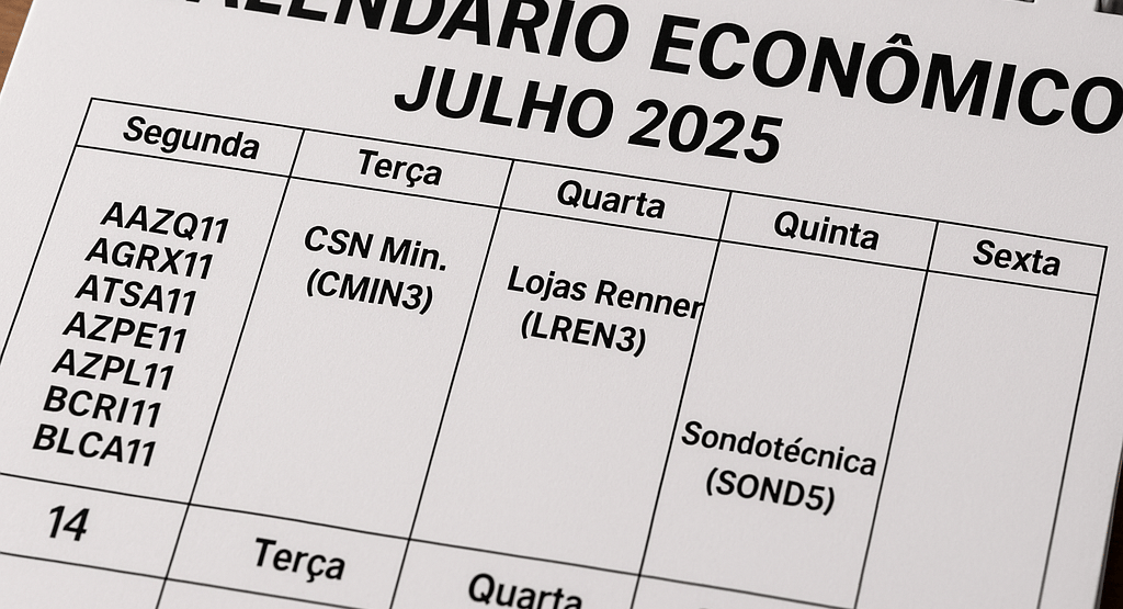 Renda Passiva em Alta: Dividendos de Ações e FIIs Aquecem o Mercado Nesta Semana de Julho