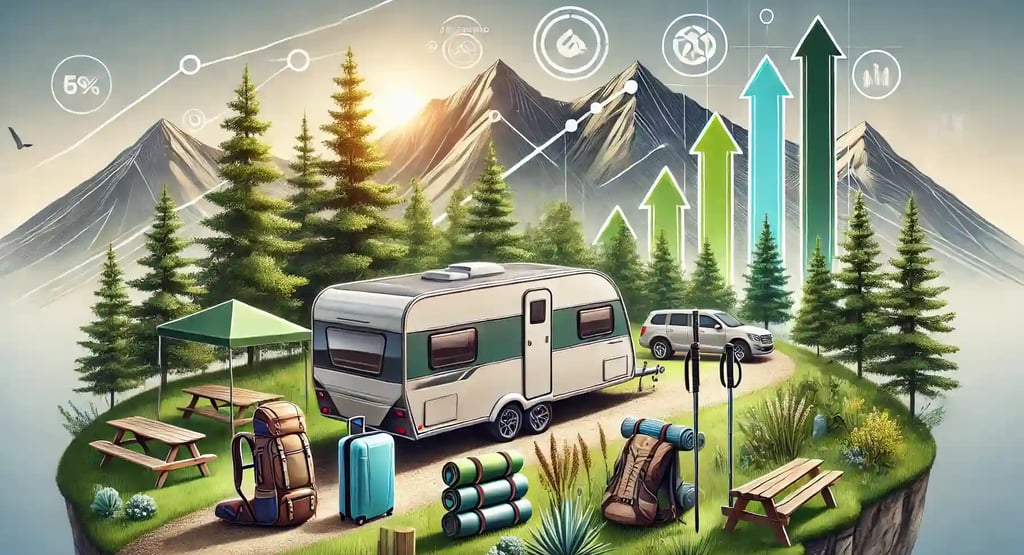 caravan and hiking trends