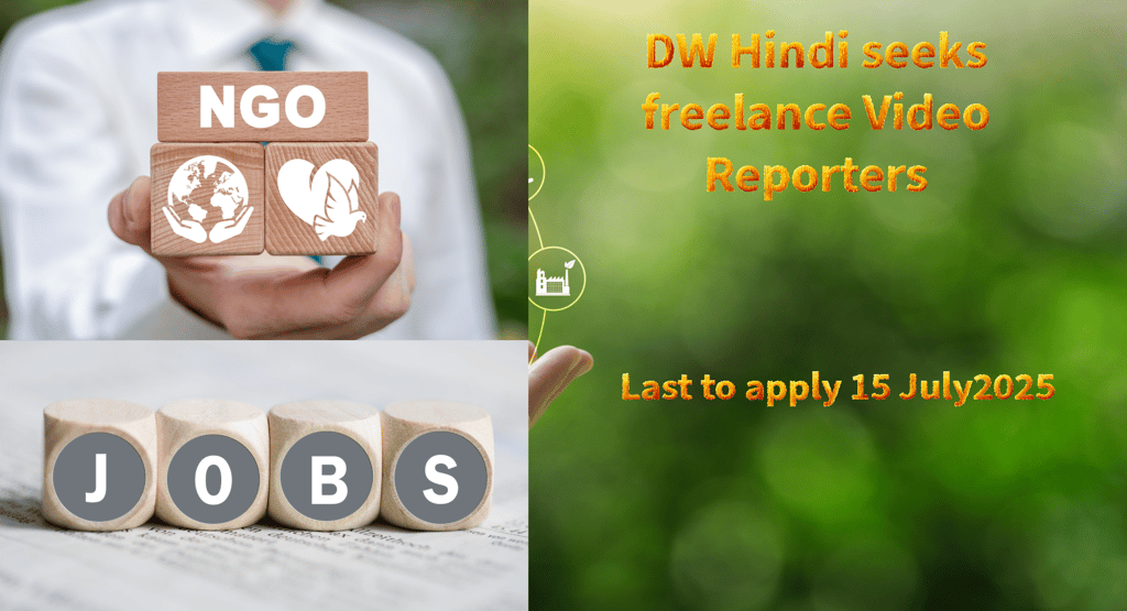 DW Hindi seeks freelance Video Reporters
