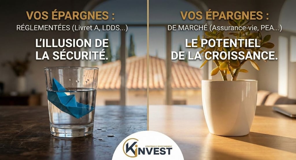 Comparaison baisse taux Livret A et opportunités épargne marché à Montpellier.
