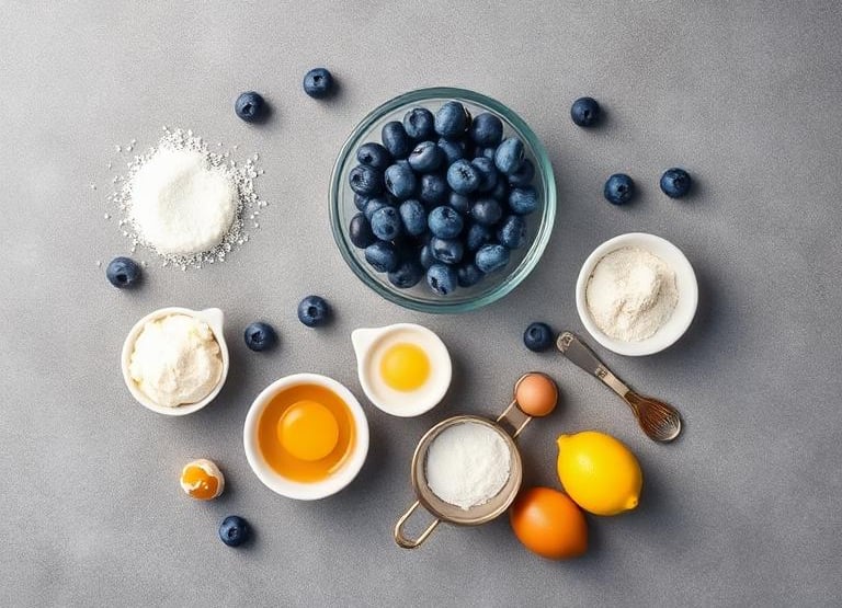 Ingredients You'll Need for the Perfect Blueberry Loaf