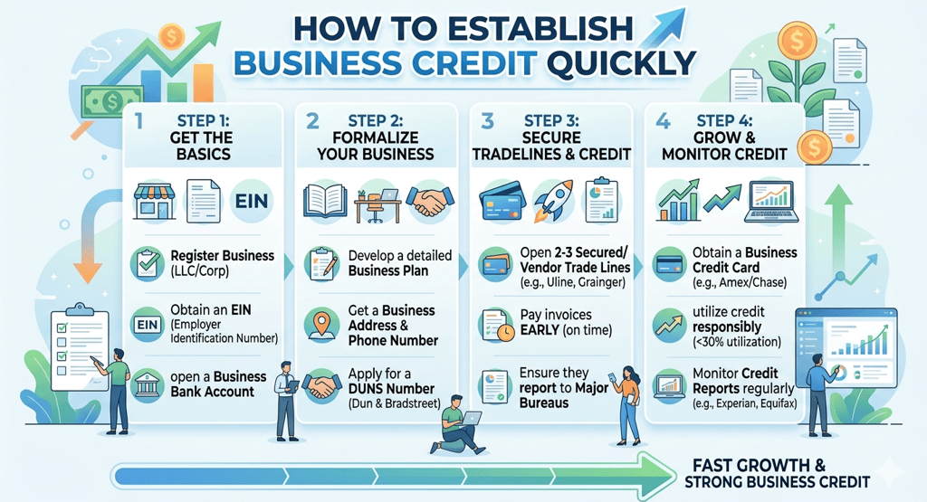 How to Establish Business Credit Quickly 