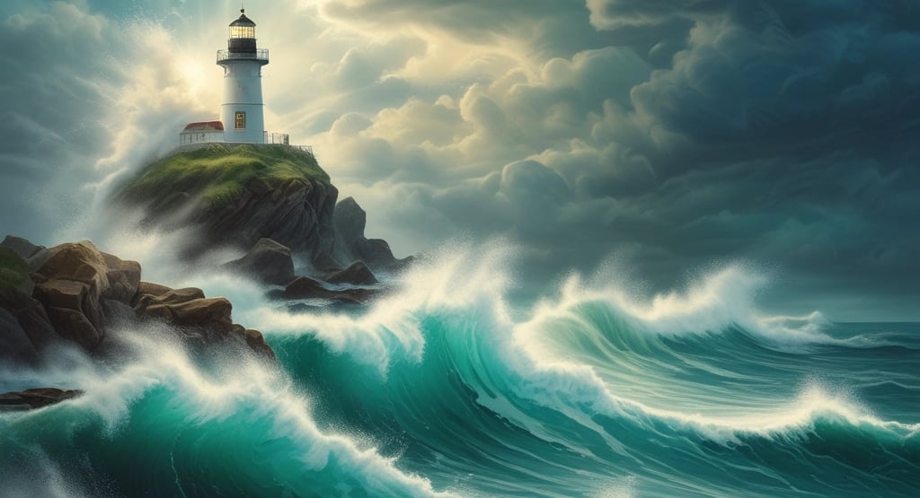 A cozy flat lay of a Kingdom Threads faith-inspired t-shirt, an open devotional book, and a steaming cup of coffee on a wooden table.