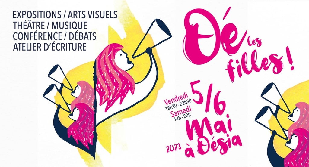 Affiche "Oé les filles" 2023