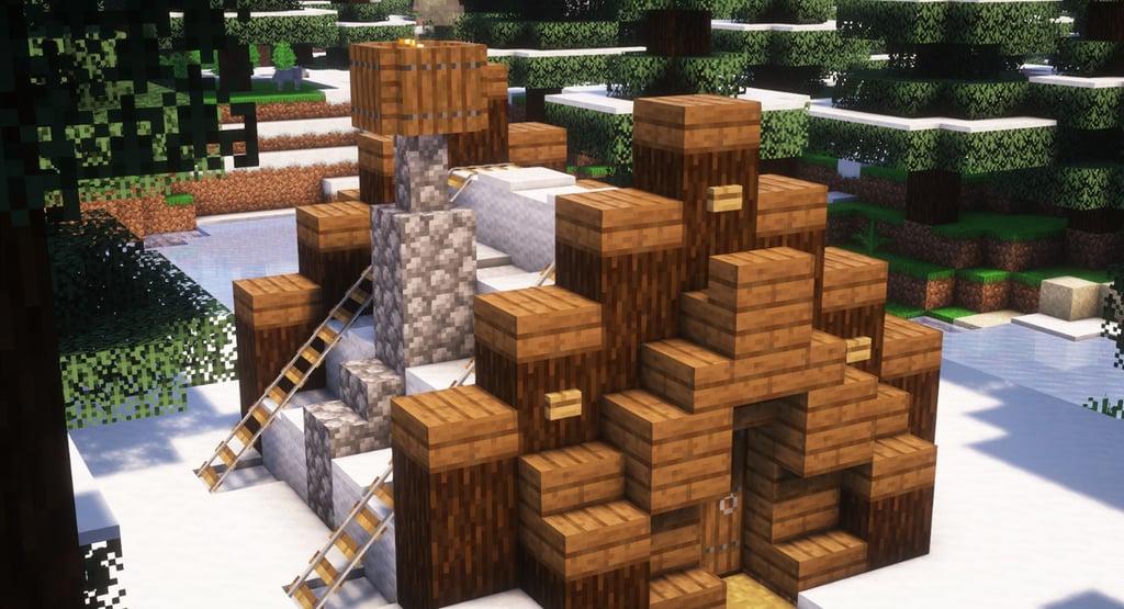 Snowy Tents - Exterior Design