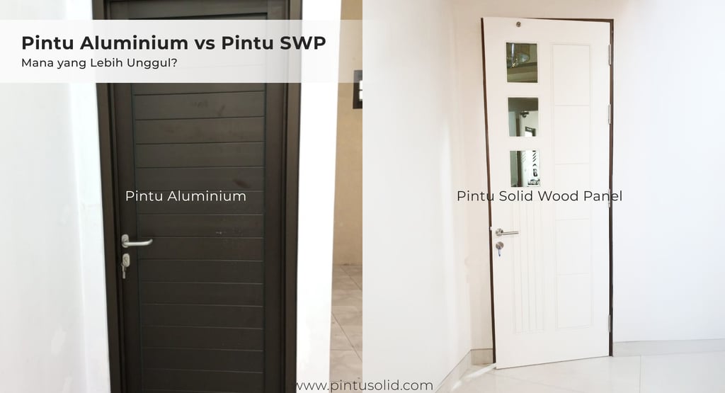 pitu aluminium vs pintu solid wood panel