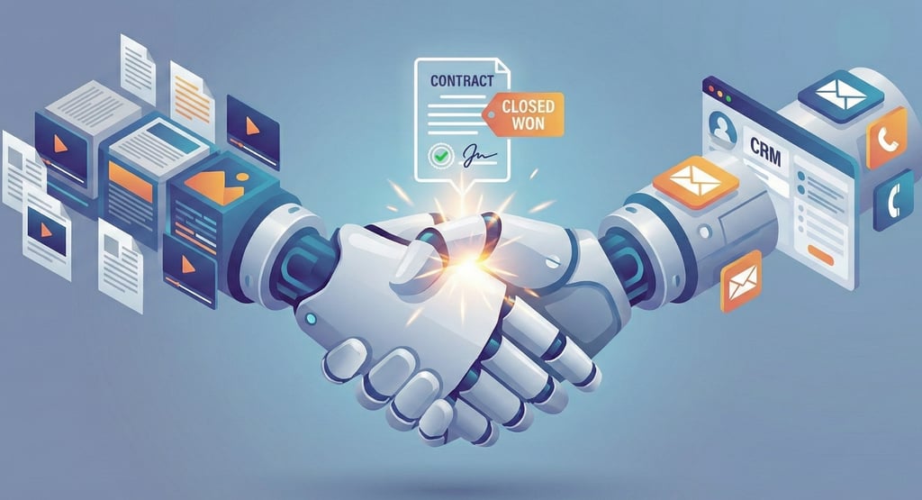 AI and sales alignment in B2B SaaS content strategy