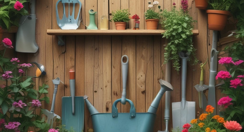 Hands misting and tending to a potted peace lily plant.